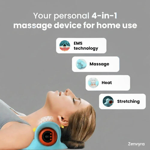 Zenvyra Cervical Neck Massager – Traction & Pain Relief
